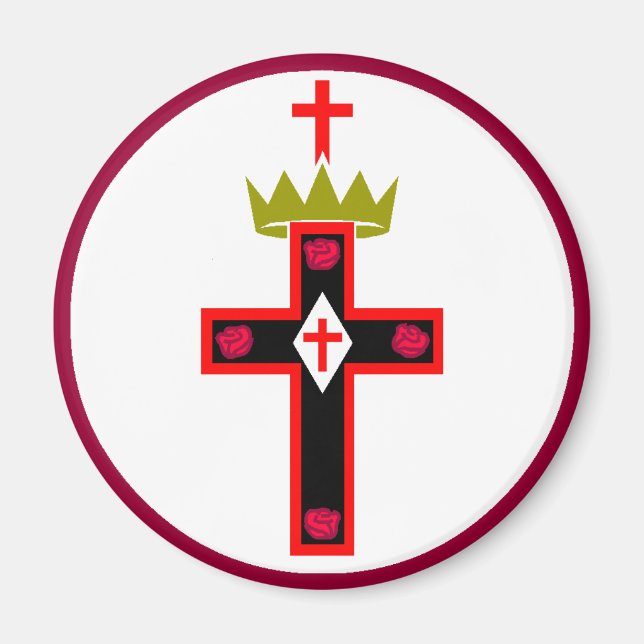 Masonic RosiCrucian Society Magnet (Framsidan)
