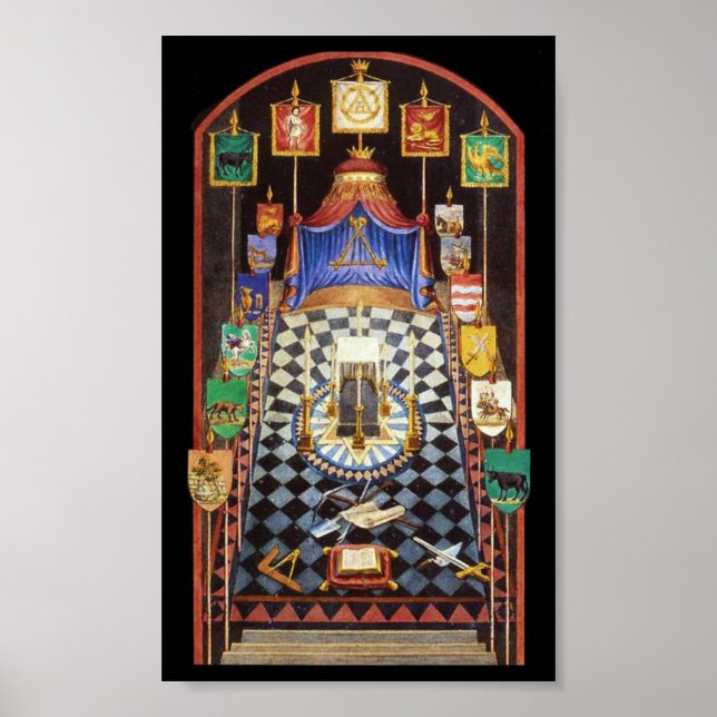 Masonic Royal Arch Tracing Board - Medium Poster (Framsidan)