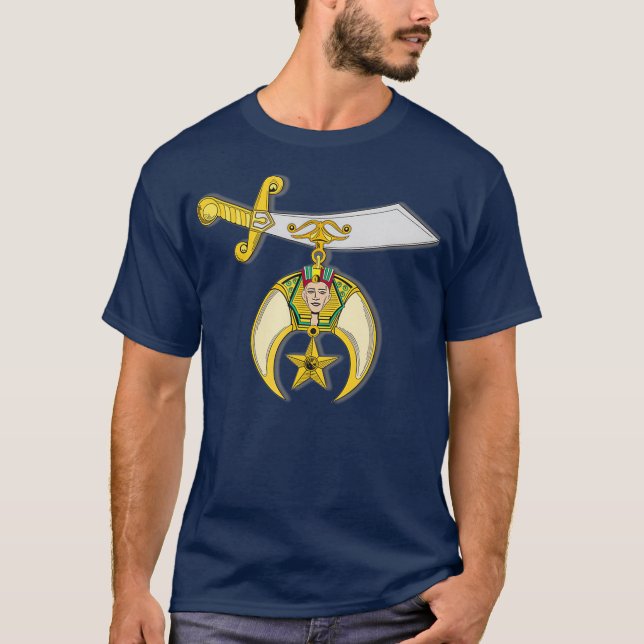 Masonic shirt Shriners noble symbol Prince Hall Ha T Shirt (Framsida)