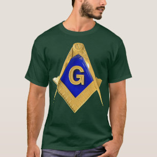Masonic Shirt Square Compass Freemason Lodge Shirt T