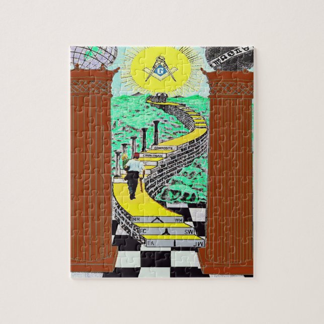 Masonic Shriner pussel (Vertikal)