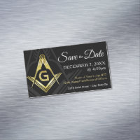 Masonic Spara datum magneter | Svarta havet och Gu