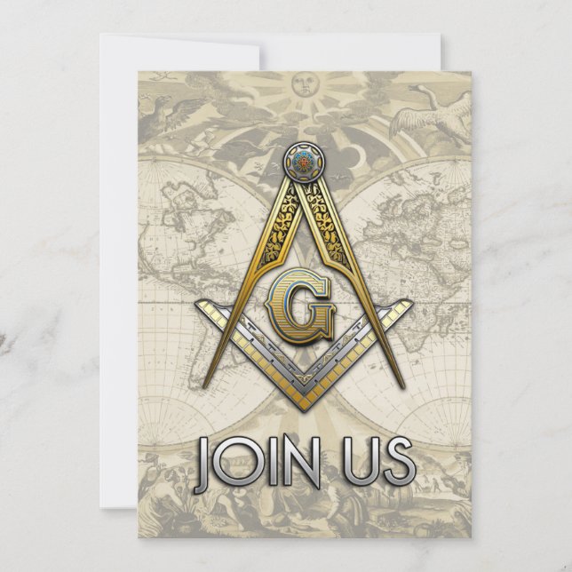 Masonic Square och ComPassar (Framsida)