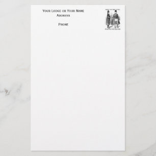 Masonic stationärt brevpapper