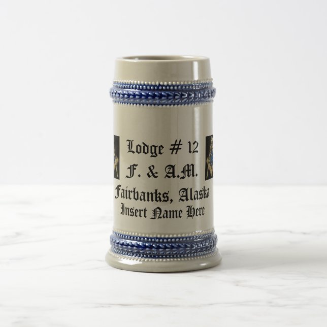 Masonic Stein Sejdel (Center)