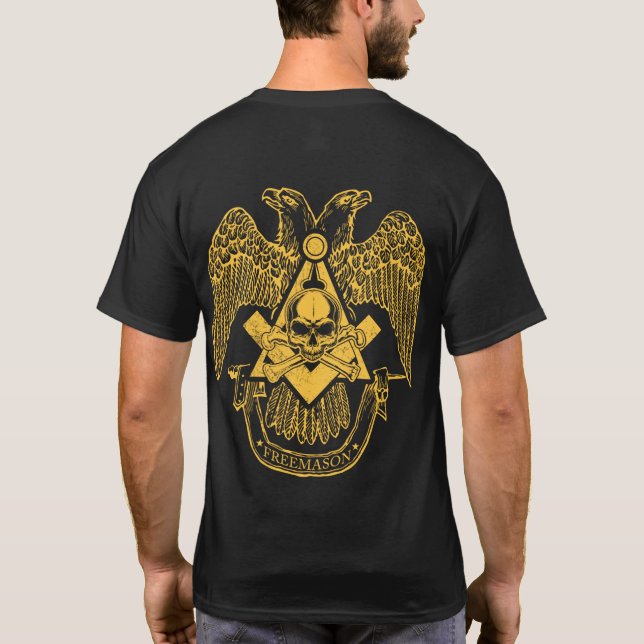 Masonic Store Freemason Scottish Rite T-Shirt (Baksida)