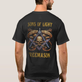 Masonic Store Freemason - SONS OF LIGHT Kristus T Shirt