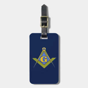 Masonic symbol bagagebricka