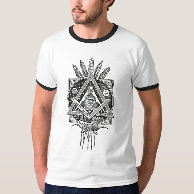 masonic t-shirt (Framsida)