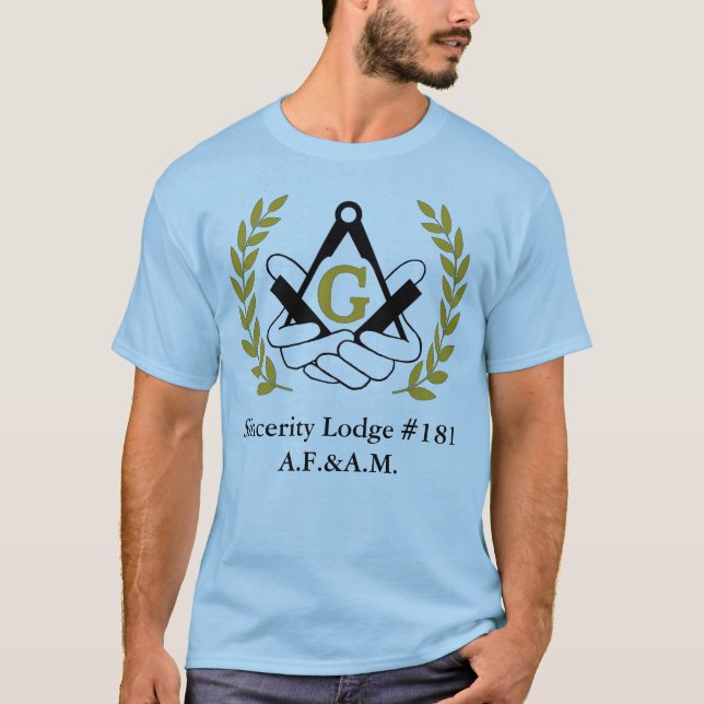 Masonic T-tröja Tee (Framsida)