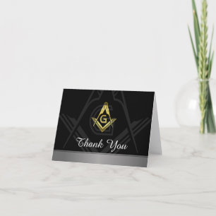 Masonic - tackkort   Freemason-kort för Anpassning