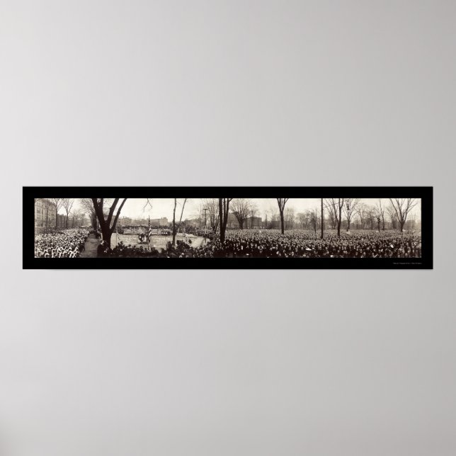 Masonic Temple Detroit Photo 1920 Poster (Framsidan)