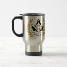 Masonic travel mug