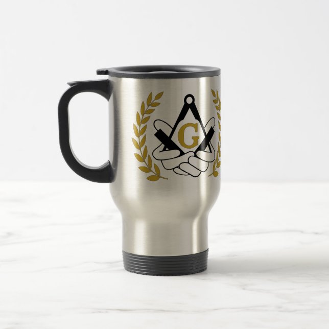 Masonic travel mug resemugg (Vänster)