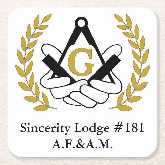 Masonic underlägg (Framsidan)