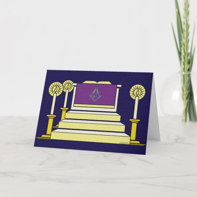 Masonic universellt kort (Framsida)