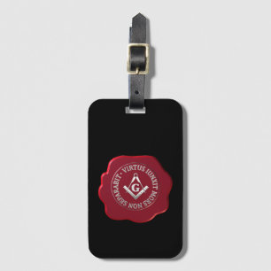Masonic vax säl bagagebricka