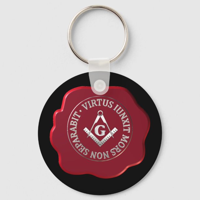 Masonic vax säl nyckelring (Framsida)