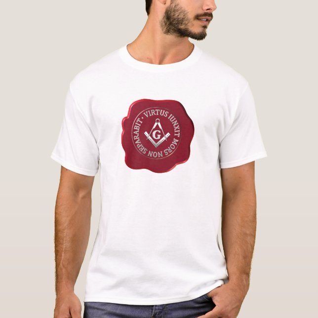 Masonic vax säl t-shirt (Framsida)