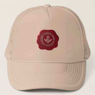 Masonic vax säl truckerkeps