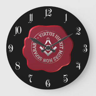 Masonic vax stor klocka