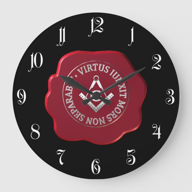 Masonic vax stor klocka (Framsida)