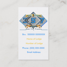 Masonic visitkort
