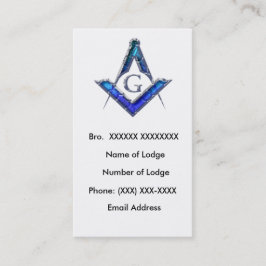 Masonic visitkort 4