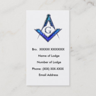 Masonic visitkort 4