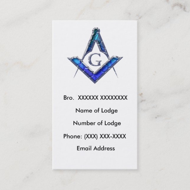 Masonic visitkort 4 (Framsida)
