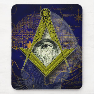 Masonic Washington Mousepad Musmatta
