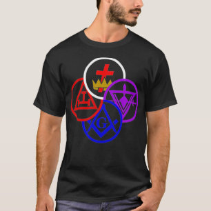 Masonic York rite grader symbol Freemason lodge F T Shirt