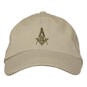 Masonisk Broderad Keps