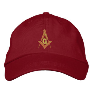 Masonisk Broderad Keps