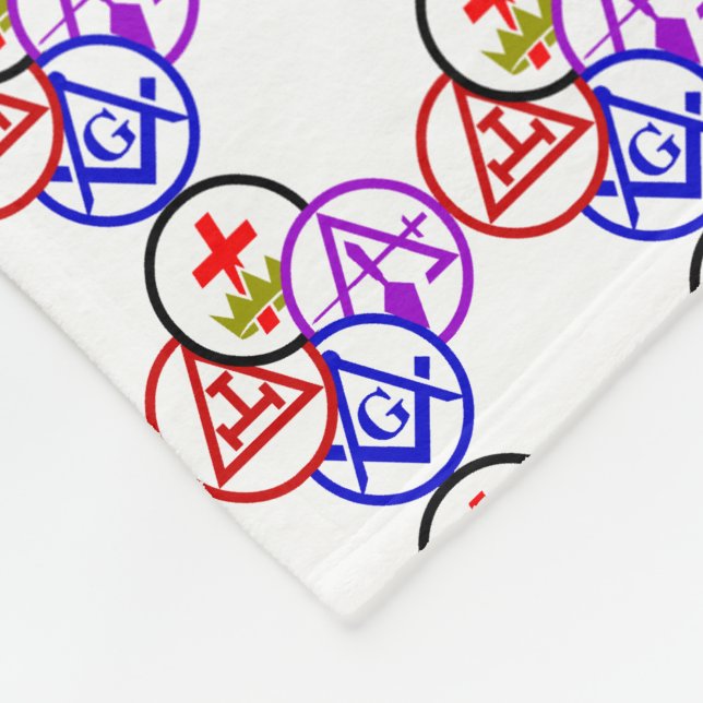 Masonisk Fleecefilt (Hörn)