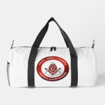 Masonisk gymbag rödfärgad