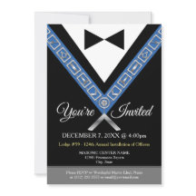Masoniska inbjudningar | Freemason Tuxedo Jewel
