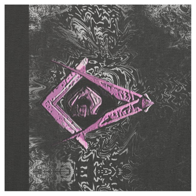 Masoniska minnen (PinkSwant) Tyg (Närbild)