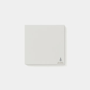 Masoniska minnen (silverfärgad) post-it block
