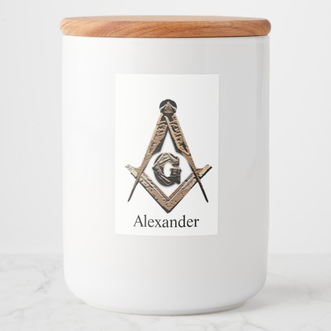 Masoniska minor (Golden) Mat Etikett (Framsida)