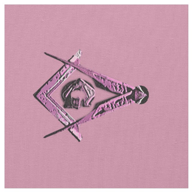 Masoniska minor (Rosa) Tyg (Närbild)