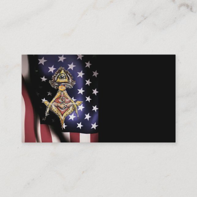 Masoniska ögonSs Visitkort (Framsida)