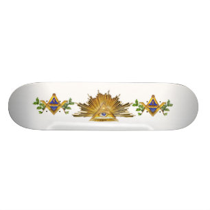 Masoniskt liv skateboard bräda 21,5 cm