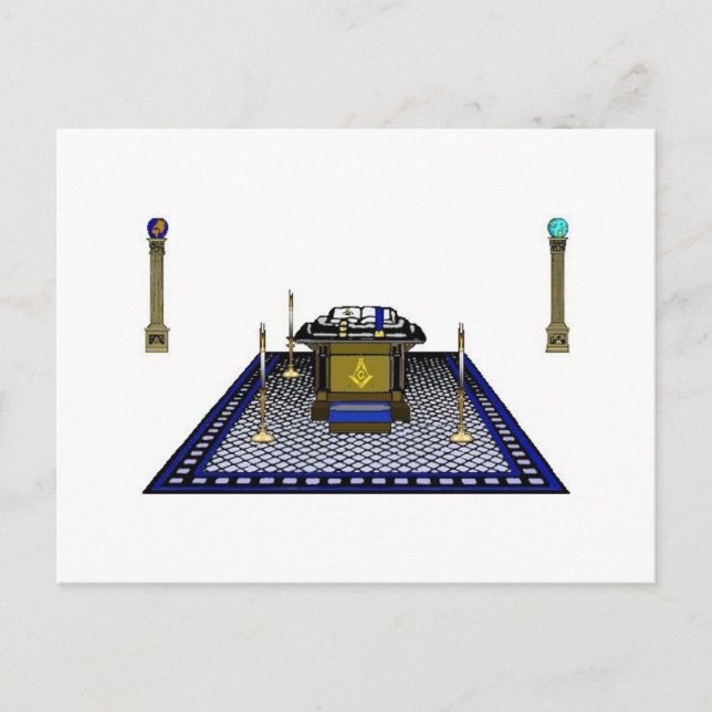 Masoniskt vykort (Framsida)