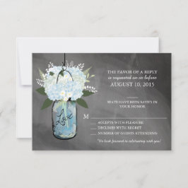 Masonkruka med blommor | RSVP OSA Kort