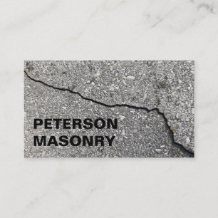 Masonry Construction - Affärskortet Masonry Visitkort