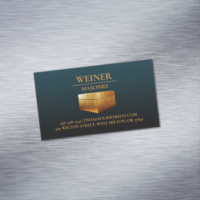 Masonry Constructions Magnetiska Visitkort (In Situ)