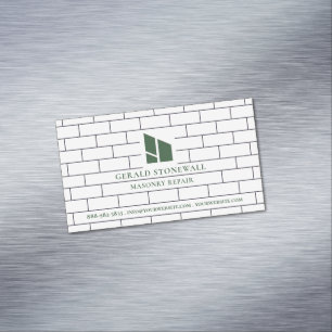 Masonry Constructions Magnetiska Visitkort