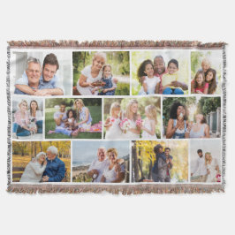 Masonry Grid Photo Collage 12 Family Bilder Filt