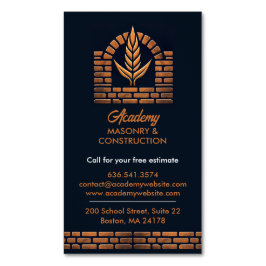Masonry Skorsten Magnetiska Visitkort